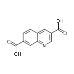 CAS#: 149734-20-3， 3,7-Quinolinedicarboxylic Acid