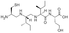 CAS#: 149756-20-7， 2-[[2-[[2-[(2-Amino-3-Sulfanylpropyl)Amino]-3-Methylpentyl]Amino]-3-Methylpentanoyl]Amino]-4-Hydroxybutanoic Acid