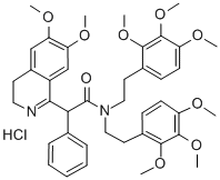 CAS#: 149759-26-2， 3,4-Dihydro-6,7-Dimethoxy-alpha-Phenyl-N,N-Bis[2-(2,3,4-Trimethoxyphenyl)Ethyl]-1-Isoquinolineacetamide