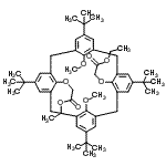structure of CAS# 149775-71-3, O(1),O(3)-Bis(carbethoxymethyl)-O(2),O(4)-dimethyl-p-tert-butylcalix(4)arene;O(1),O(3)<wbr>-Bis(carb<wbr>ethoxymet<wbr>hyl)-O(2)<wbr>,O(4)-dim<wbr>ethyl-p-t<wbr>ert-butyl<wbr>calix[4]a<wbr>rene