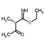 CAS#: 150035-77-1， Ethyl (2S)-2-methyl-3-oxobutanimidothioate