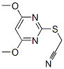CAS#: 150095-42-4， [(4,6-Dimethoxy-Pyrimidin-2-Yl)Thio]-Acetonitrile