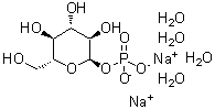 structure of CAS# 150399-99-8, Sodium 1-O-Phosphonato-alpha-D-Glucopyranose Hydrate (2:1:4);¦Á-D-Glucose 1-phosphate disodium salt tetrahydrate;Cori ester disodium salt;G-1-P-Na2