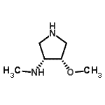 CAS#: 150659-80-6， (3R,4S)-4-Methoxy-N-Methyl-3-Pyrrolidinamine