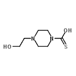 CAS#: 150718-72-2， 4-(2-Hydroxyethyl)-1-piperazinecarbothioic S-acid