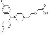 CAS#: 150756-35-7， 2-[2-[4-[Bis(4-Fluorophenyl)Methyl]Piperazin-1-Yl]Ethoxy]Acetic Acid