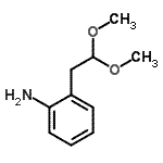 structure of CAS# 150760-45-5, 2-(2,2-Dimethoxyethyl)Aniline;2-(2,2-DIMETHOXYETHYL)BENZAMINE;MFCD09833913