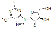 CAS#: 150863-85-7， (2R,3R,4R,5R)-4-Fluoro-2-(Hydroxymethyl)-5-(2-Iodo-6-Methoxypurin-9-Yl)Oxolan-3-Ol