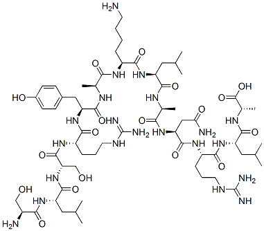 CAS#: 150942-61-3， Seryl-leucyl-seryl-arginyl-tyrosyl-alanyl-lysyl-leucyl-alanyl-asparaginyl-arginyl-leucyl-alanine