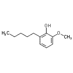 CAS#: 15116-11-7， 2-Methoxy-6-Pentylphenol