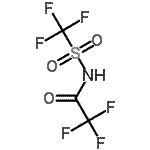 结构式 CAS# 151198-85-5, 2,2,2-三氟-N-[(三氟甲基)磺酰基]乙酰胺