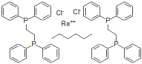 CAS#: 151304-29-9， Bis(1,2-bis(diphenylphosphino)ethylene)dichlororhenium(II) hexane