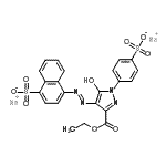 CAS#: 15139-76-1， Disodium 4-{(E)-[3-(Ethoxycarbonyl)-5-Hydroxy-1-(4-Sulfonatophenyl)-1H-Pyrazol-4-Yl]Diazenyl}-1-Naphthalenesulfonate