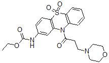 CAS#: 151391-67-2， Ethyl N-[10-(3-Morpholin-4-Ylpropanoyl)-5,5-Dioxophenothiazin-2-Yl]Carbamate