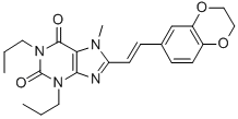 CAS#: 151539-60-5， 8-[(E)-2-(2,3-Dihydro-1,4-Benzodioxin-7-Yl)Ethenyl]-7-Methyl-1,3-Dipropylpurine-2,6-Dione