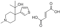 CAS#: 151656-58-5， 4-(3-Thienyl)-alpha,alpha,1-trimethyl-4-piperidinemethanol hemifumarate salt