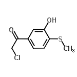 CAS#: 151792-80-2， 2-Chloro-1-[3-Hydroxy-4-(Methylsulfanyl)Phenyl]Ethanone