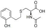 CAS 登录号：152155-79-8， (2R)-2-乙酰氨基-3-[2-(2-羟基苯基)乙硫基]丙酸