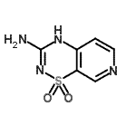 CAS#: 152382-58-6， 4H-Pyrido[4,3-e][1,2,4]Thiadiazin-3-Amine 1,1-Dioxide