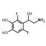 CAS#: 152434-75-8， 4-(2-Amino-1-Hydroxyethyl)-3,5-Difluoro-1,2-Benzenediol