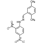 CAS#: 152477-96-8， (1E)-1-(2,5-Dimethylbenzylidene)-2-(2,4-Dinitrophenyl)Hydrazine