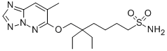 CAS#: 152537-63-8， 5-Ethyl-5-[(7-Methyl-[1,2,4]Triazolo[5,1-f]Pyridazin-6-Yl)Oxymethyl]Heptane-1-Sulfonamide