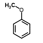 structure of CAS# 152571-52-3, Methoxy(<Sup>13</Sup>C<Sub>6</Sub>)Benzene;Anisole-13C6