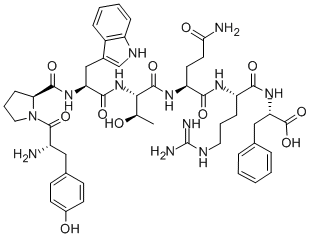 CAS#: 152685-85-3， Tyrosyl-prolyl-tryptophyl-threonyl-glutaminyl-arginyl-phenylalanine
