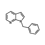 structure of CAS# 152955-68-5, 1-Benzylpyrrolo[2,3-b]Pyridine;1-Benzylpyrrolo[2,3-b]pyridine;1H-Pyrrolo[2,3-b]pyridine, 1-(phenylmethyl)-;MFCD09834870