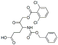 CAS#: 153088-75-6， (4S)-6-(2,6-Dichlorobenzoyl)Oxy-5-Oxo-4-(Phenylmethoxycarbonylamino)Hexanoic Acid