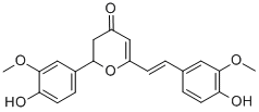 CAS#: 153127-42-5， 2,3-Dihydro-2-(4-Hydroxy-3-Methoxyphenyl)-6-[(1E)-2-(4-Hydroxy-3-Methoxyphenyl)Ethenyl]-4H-Pyran-4-One