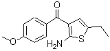 CAS#: 153195-01-8， (2-Amino-5-Ethyl-3-Thienyl)(4-Methoxyphenyl)Methanone