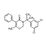 CAS#: 153197-14-9， 3-[2-(3,5-Dichlorophenyl)-2-Propanyl]-6-Methyl-5-Phenyl-2,3-Dihydro-4H-1,3-Oxazin-4-One