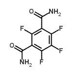 structure of CAS# 153279-27-7, 2,4,5,6-Tetrafluoroisophthalamide;2,4,5,6-tetrafluorobenzene-1,3-dicarboxamide;Tetrafluoroisophthalamide