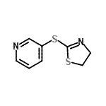 CAS#: 153334-49-7， 3-(4,5-Dihydro-1,3-Thiazol-2-Ylsulfanyl)Pyridine