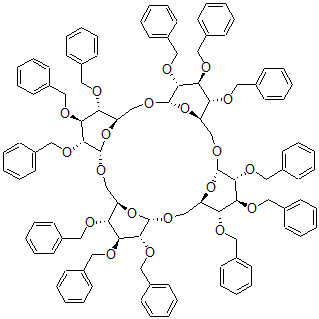CAS#: 153440-04-1， Benzylated Cycloisomaltotetraose