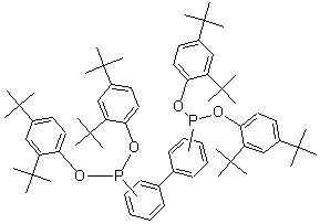 CAS#: 153453-64-6， [1,1'-Biphenyl]Diylbis-Phosphonous Acid Tetrakis[2,4-Bis(1,1-Dimethylethyl)Phenyl] Ester