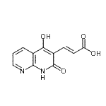CAS#: 153457-34-2， (2E)-3-(4-Hydroxy-2-Oxo-1,2-Dihydro-1,8-Naphthyridin-3-Yl)Acrylic Acid