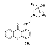 CAS#: 15351-04-9， 1-({2-[Ethyl(2-Hydroxy-2-Methylpropyl)Amino]Ethyl}Amino)-4-Methyl-9H-Thioxanthen-9-One