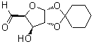 CAS#: 15356-27-1， 1,2-O-1,1-Cyclohexanediyl-alpha-D-Xylo-Pentodialdo-1,4-Furanose