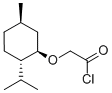 structure of CAS# 15356-62-4, 2-[[(1R,2S,5R)-5-Methyl-2-(1-Methylethyl)Cyclohexyl]Oxy]-Acetyl Chloride;[(1R)-2Α-Isopropyl-5Β-Methylcyclohexane-1Β-Yl]Oxyacetic Acid Chloride;2-[[(1R)-2Α-Isopropyl-5Β-Methylcyclohexane-1Β-Yl]Oxy]Acetyl Chloride;[[(1R)-2Α-Isopropyl-5Β-Methylcyclohexan-1Β-Yl]Oxy]Acetyl Chloride