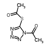 CAS#: 153628-20-7， S-(1-Acetyl-1H-Tetrazol-5-Yl) Ethanethioate