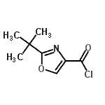 CAS#: 153683-97-7， 2-(2-Methyl-2-Propanyl)-1,3-Oxazole-4-Carbonyl Chloride