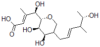 CAS#: 153715-18-5， (E,4R)-4-[(2S,3R,4R)-3,4-Dihydroxy-5-[(E,5S)-5-Hydroxy-4-Methylhex-2-Enyl]Oxan-2-Yl]-4-Hydroxy-3-Methylbut-2-Enoic Acid