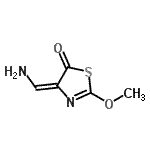 CAS#: 153724-76-6， (4E)-4-(Aminomethylene)-2-Methoxy-1,3-Thiazol-5(4H)-One