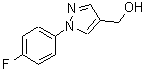 结构式 CAS# 153863-34-4, [1-(4-氟苯基)-1H-吡唑-4-基]甲醇