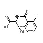 CAS#: 153876-17-6， [(2,6-Difluorobenzoyl)Amino](Hydroxy)Acetic Acid