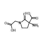 CAS#: 153931-38-5， 3-Amino-1-(Carboxymethyl)-2-Oxo-3-Pyrrolidinecarboxylic Acid