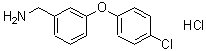 CAS 登录号：154108-30-2， 1-[3-(4-氯苯氧基)苯基]甲胺盐酸盐(1:1)