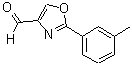 CAS 登录号：154136-89-7， 2-(间甲苯基)恶唑-4-甲醛